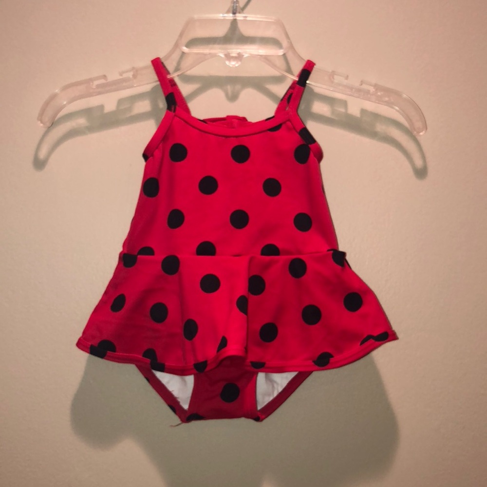Ladybug swimsuit 6-12 months